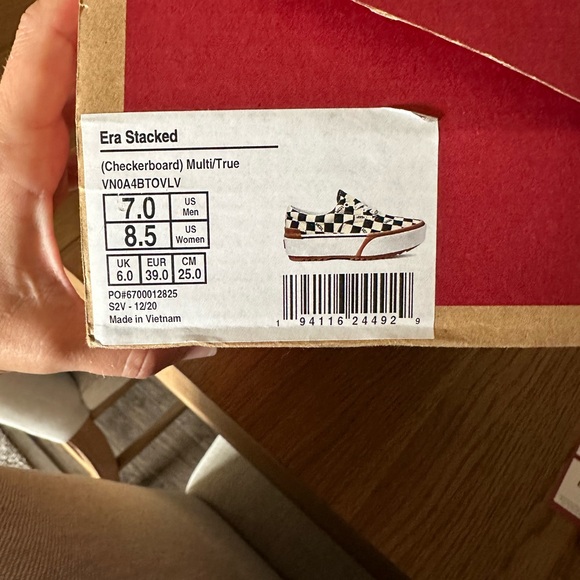 RARE!! VANS ERA Stacked Checkerboard Sneaker - Picture 9 of 10